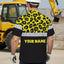 Yellow Leopard Hi-Vis Hawaiian Shirt
