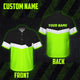 Uniform Reflective Black Green Hi-Vis Hawaiian Shirt