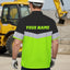 Uniform Reflective Black Green Hi-Vis Hawaiian Shirt