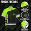 Uniform Reflective Black Green Neon 2 Hi-Vis Hawaiian Shirt
