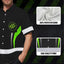 Uniform Reflective Black Green Neon 2 Hi-Vis Hawaiian Shirt