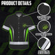 Uniform Reflective Black Green Neon 2 Hi-Vis Hawaiian Shirt