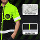 Uniform Reflective Black Green Neon Hi-Vis Hawaiian Shirt