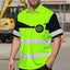 Uniform Reflective Dark Green Neon Hi-Vis Hawaiian Shirt