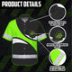 Uniform Reflective Green Wave Hi-Vis Hawaiian Shirt