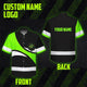 Uniform Reflective Green Wave Hi-Vis Hawaiian Shirt
