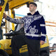 Blue White Turtle Hi-Vis Hoodie