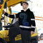 Gradient Blue Neon Hawaii Hi-Vis Hoodie