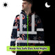 Hawaii Flamingo 2 Hi-Vis Hoodie
