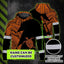 Orange Neon Turtle Hawaii Hi-Vis Hoodie