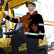 Orange Neon Turtle Hawaii Hi-Vis Hoodie