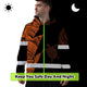 Orange Neon Turtle Hawaii Hi-Vis Hoodie