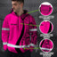 Pink Neon Hawaii Hi-Vis Hoodie