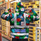 Red Neon Pink Flowers Hi-Vis Hoodie