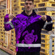 Violet Neon Turtle Hi-Vis Hoodie