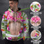Hi Vis Hoodie Shirt Reflective Tapes Funny Belly Hi-Vis Hoodie