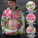 Hi Vis Hoodie Shirt Reflective Tapes Funny Belly Hi-Vis Hoodie