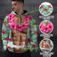 Hi Vis Hoodie Shirt Reflective Tapes Funny Muscle 2 Hi-Vis Hoodie