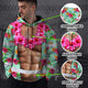 Hi Vis Hoodie Shirt Reflective Tapes Funny Muscle 2 Hi-Vis Hoodie
