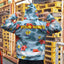 Hi Vis Hoodie Shirt Reflective Tapes Funny Muscle Hi-Vis Hoodie