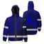 Blue Neon Hawaii Whale Hi-Vis Waterproof Jacket