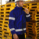 Blue Neon Hawaii Whale Hi-Vis Waterproof Jacket
