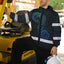 Gradient Blue Neon Hawaii Hi-Vis Waterproof Jacket