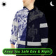 Gradient Turtle Hi-Vis Waterproof Jacket