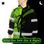 Green Neon Hawaii Hi-Vis Waterproof Jacket