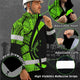 Green Neon Hawaii Hi-Vis Waterproof Jacket