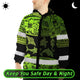 Green Neon Hi-Vis Waterproof Jacket