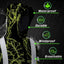 Lime Neon Flowers Hi-Vis Waterproof Jacket