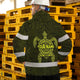 Lime Neon Hawaii Turtle Hi-Vis Waterproof Jacket