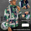Neon Pink Flowers 2 Hi-Vis Waterproof Jacket