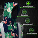 Neon Pink Flowers 2 Hi-Vis Waterproof Jacket