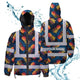 Orange Neon And Dark Blue Hi-Vis Waterproof Jacket