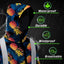 Orange Neon And Dark Blue Hi-Vis Waterproof Jacket