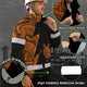 Orange Neon Turtle Hawaii Hi-Vis Waterproof Jacket