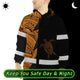 Orange Neon Turtle Hawaii Hi-Vis Waterproof Jacket