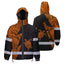 Orange Neon Turtle Hawaii Hi-Vis Waterproof Jacket