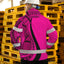 Pink Neon Hawaii Hi-Vis Waterproof Jacket