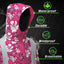 Pink Violet Flowers Hi-Vis Waterproof Jacket