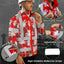Red Neon Flowers Hi-Vis Waterproof Jacket