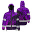 Violet Neon Turtle Hi-Vis Waterproof Jacket