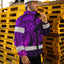 Violet Neon Turtle Hi-Vis Waterproof Jacket