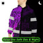 Violet Neon Turtle Hi-Vis Waterproof Jacket