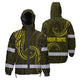 Yellow Neon Hawaii Hi-Vis Waterproof Jacket