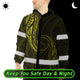 Yellow Neon Hawaii Hi-Vis Waterproof Jacket