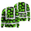 Hi Vis Long Sleeve Reflective Tapes Green Neon Flowers 3 Hi-Vis Work Shirt