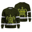 Hi Vis Long Sleeve Reflective Tapes Lime Neon Hawaii Turtle Hi-Vis Work Shirt